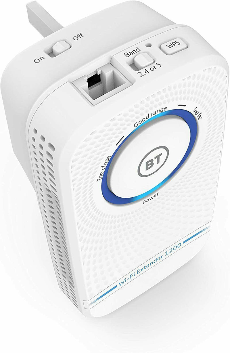 BT Wi-Fi Extender 1200 with 11ac 1200 Dual-Band Wi-Fi - 080462 (Renewed)