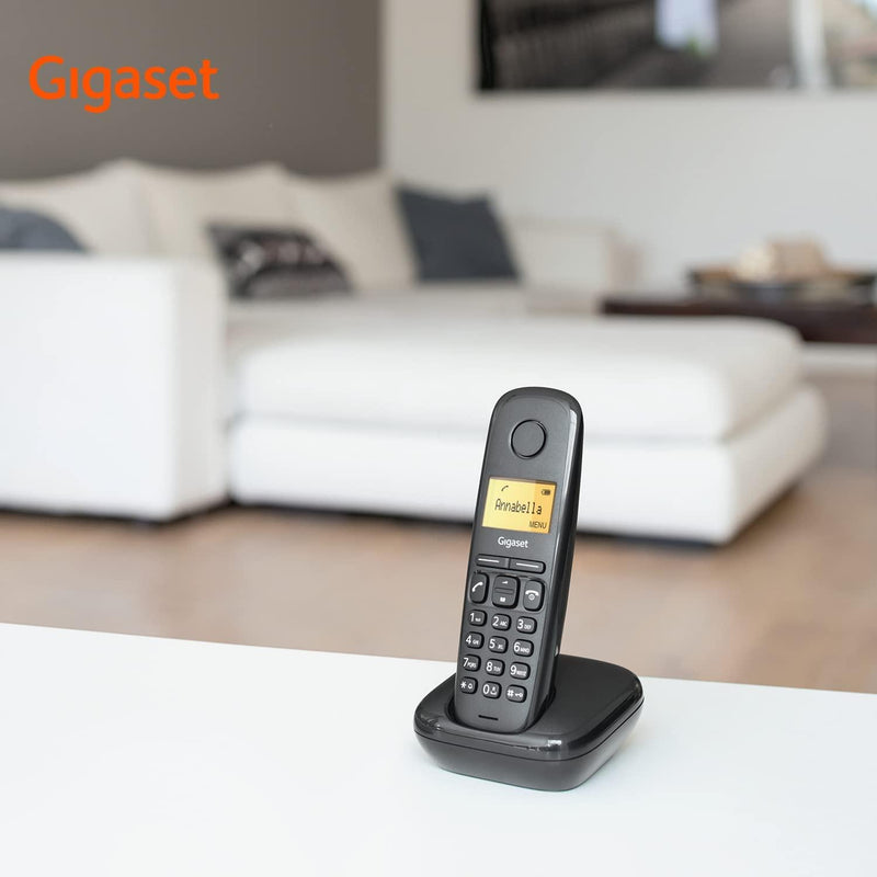 Gigaset A170 Single Digital Cordless Home Telephone ECO DECT (Renewed)