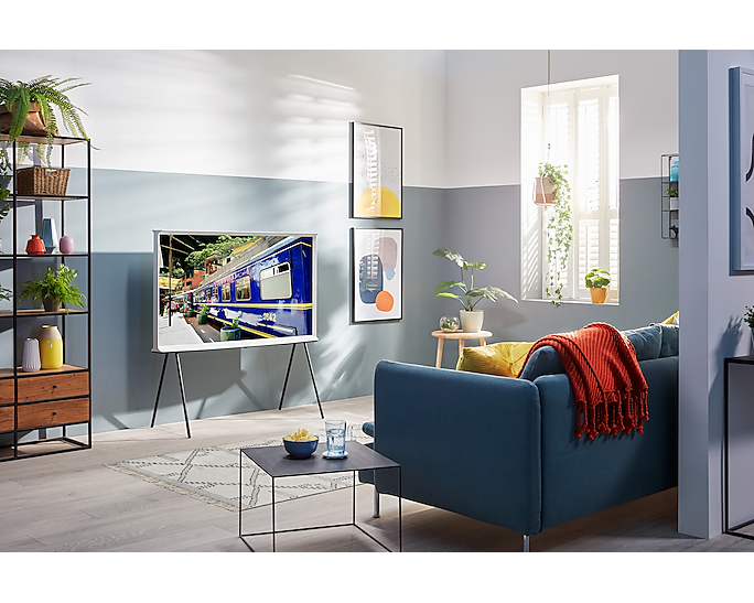 Samsung 50'' Smart TV The Serif QLED 4K HDR 3840x2160 Cloud White QE50LS01TAUXXU (Renewed)