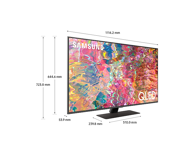 Samsung 50'' Smart TV QLED 4K Quantum HDR 1500 [1000] 3840x2160 QE50Q80BATXXU (Renewed)