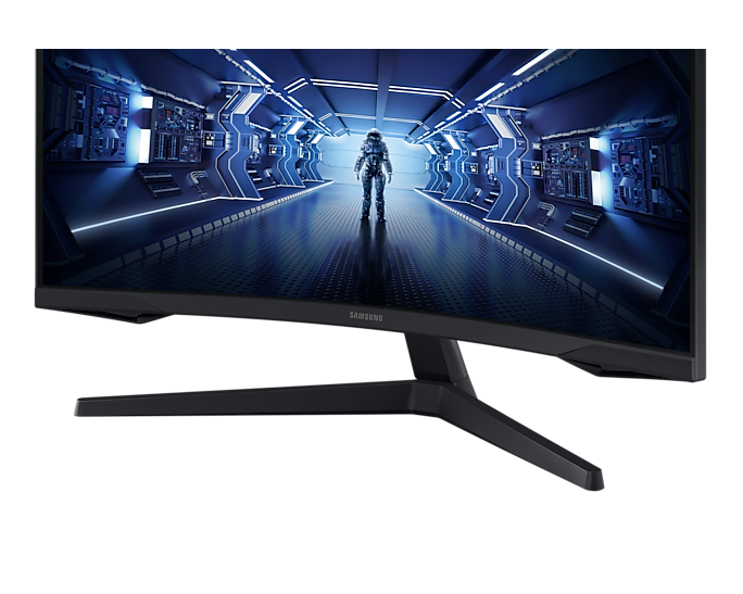 Samsung 27'' Gaming Monitor Curved QHD 144Hz Odyssey 2560x1440 LC27G55TQBUXXU (Renewed)