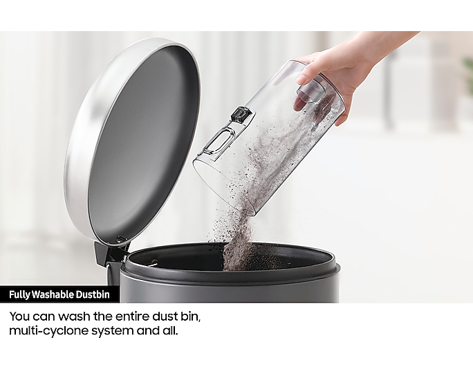 Samsung Cordless Vacuum Cleaner Jet 60 Pet Silver 40 Min Runtime VS15A6032R5/EU (New / Open Box)