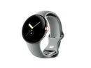 Google Pixel Watch LTE 41mm Champagne Gold Stainless Steel Hazel Active Band (Renewed)