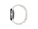 Google Pixel Watch LTE 41mm Polished Silver Stainless Steel Chalk Active Band (New / Open Box)