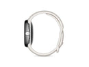Google Pixel Watch LTE 41mm Polished Silver Stainless Steel Chalk Active Band (Renewed)