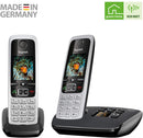 Gigaset C630A Duo DECT Cordless Phone With Answering Machine (Renewed)