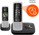 Gigaset C630A Duo DECT Cordless Phone With Answering Machine (Renewed)
