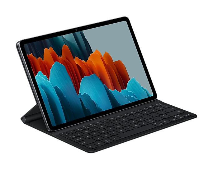 Samsung Galaxy Tab S7 Slim Book Cover Keyboard Black EF-DT630BBEGGB (Renewed)