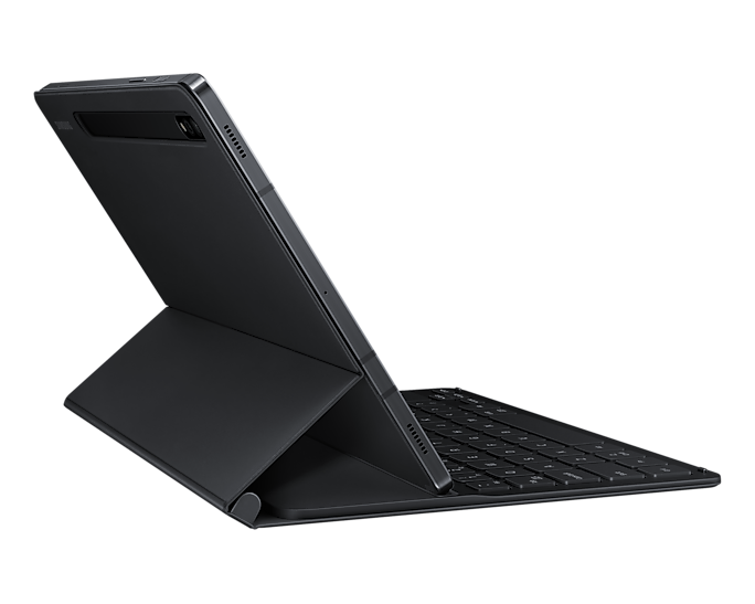 Samsung Galaxy Tab S7 Slim Book Cover Keyboard Black EF-DT630BBEGGB (Renewed)
