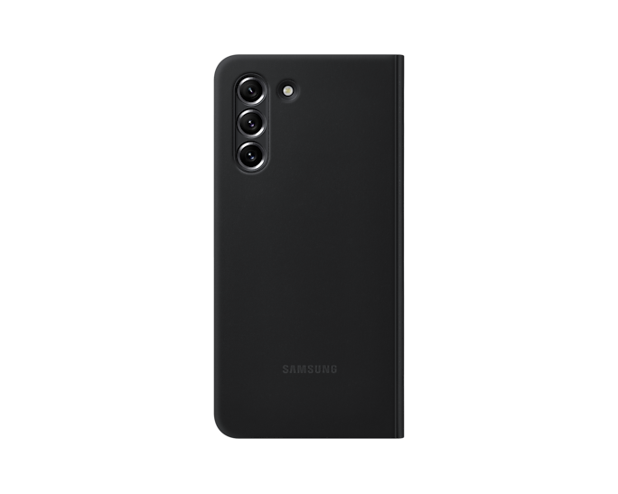 Samsung Galaxy S21 FE Smart Clear View Phone Cover Dark Grey EF-ZG990CBEGEW (Renewed)