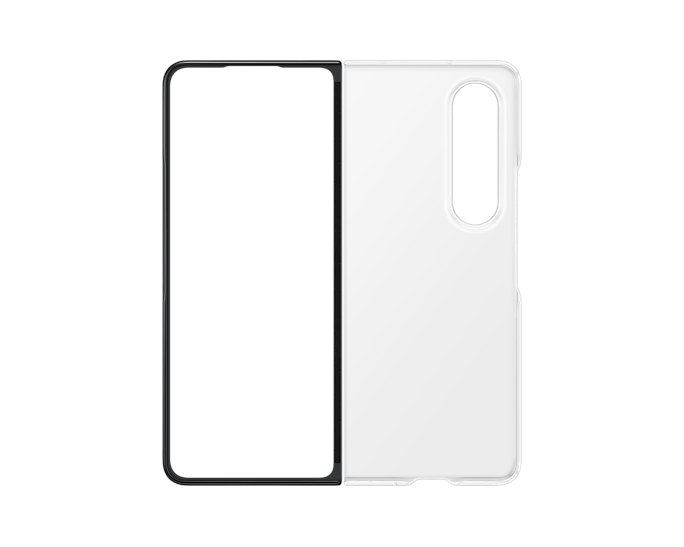 Samsung Galaxy Z Fold4 Clear Edge Mobile Phone Cover Transparent EF-QF936CTEGWW (New / Open Box)