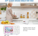 VTech VM3252 2.8'' Digital Video Baby Monitor Night Vision Volume Control (New)