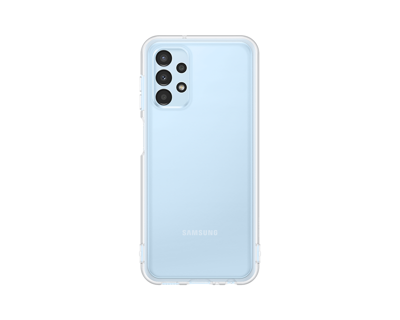 Samsung Galaxy A13 Soft Clear Mobile Phone Cover Transparent EF-QA135TTEGWW (Renewed)