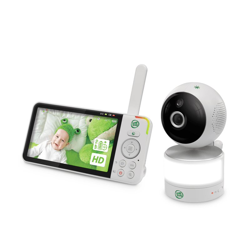 LeapFrog LF915HD Video Baby Monitor 5'' Pan & Tilt Night Light Two-Way Intercom (Renewed)