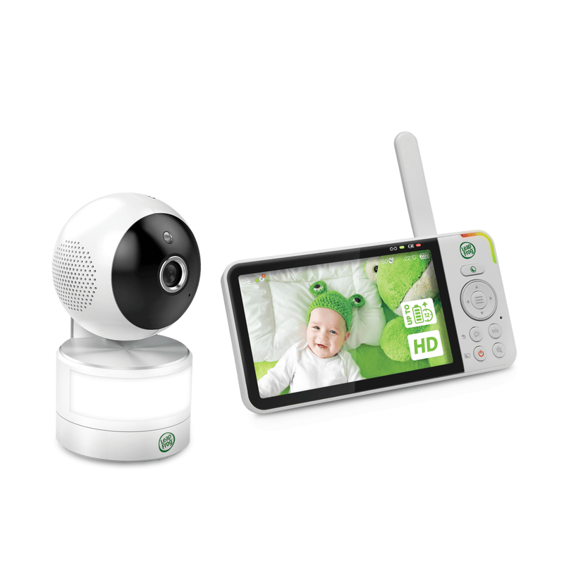 LeapFrog LF915HD Video Baby Monitor 5'' Pan & Tilt Night Light Two-Way Intercom (Renewed)