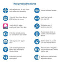 VTech VM901 Video Baby Monitor 5'' 1080p HD 360 Degree Pan & Tilt Camera Wi-Fi (Renewed)