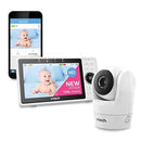VTech VM901 Video Baby Monitor 5'' 1080p HD 360 Degree Pan & Tilt Camera Wi-Fi (Renewed)
