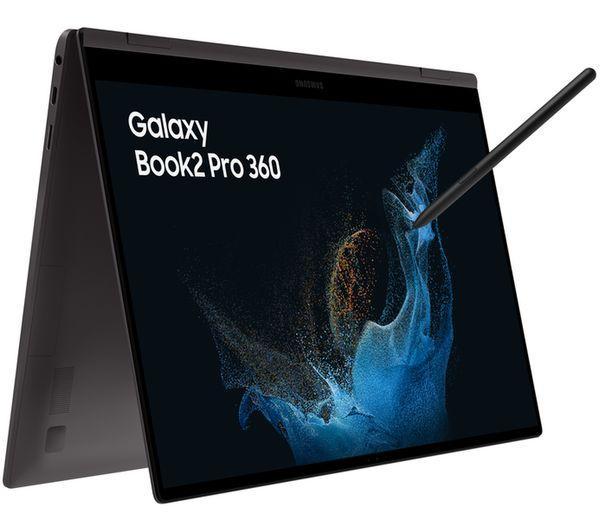Samsung Galaxy Book2 Pro 360 Wi-Fi 15.6'' i7 1TB 16GB Graphite NP950QED-KA3UK (Renewed)