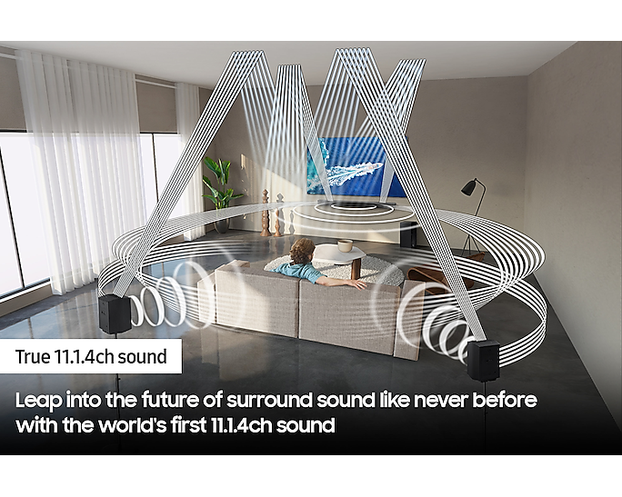 Samsung 11.1.4 Soundbar With Subwoofer Rear Speakers Alexa Built-In HW-Q990B/XU (New)