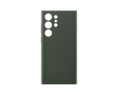 Samsung Galaxy S23 Ultra Leather Mobile Phone Cover Green EF-VS918LGEGWW (New / Open Box)