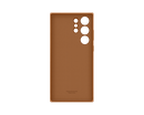 Samsung Galaxy S23 Ultra Leather Mobile Phone Cover Camel EF-VS918LAEGWW (New / Open Box)