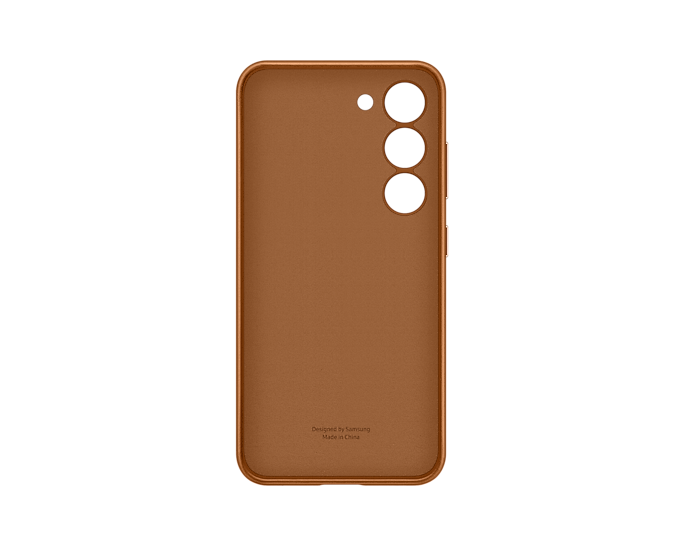 Samsung Galaxy S23 Leather Mobile Phone Cover Camel EF-VS911LAEGWW (New / Open Box)