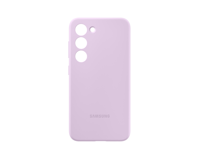 Samsung Galaxy S23 Silicone Mobile Phone Case Lavender EF-PS911TVEGWW (New / Open Box)