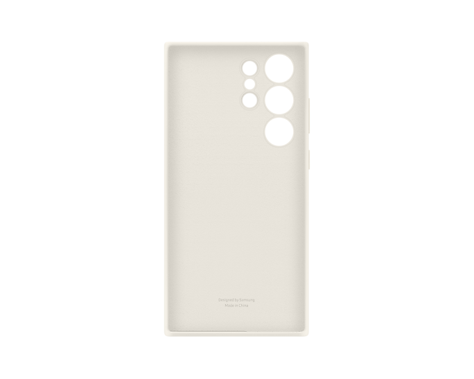 Samsung Galaxy S23 Ultra Silicone Mobile Phone Case Cream EF-PS918TUEGWW (New / Open Box)
