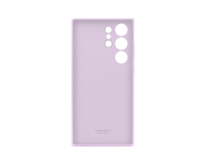 Samsung Galaxy S23 Ultra Silicone Mobile Phone Case Lavender EF-PS918TVEGWW (New / Open Box)