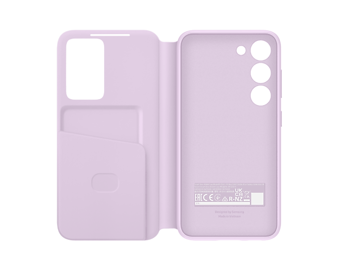 Samsung Galaxy S23 Smart View Wallet Mobile Phone Case Lavender EF-ZS911CVEGWW (New / Open Box)