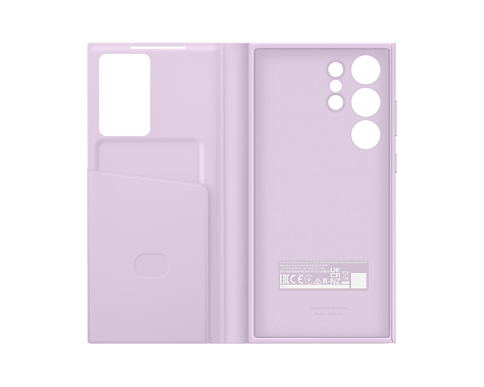 Samsung Galaxy S23 Ultra Smart View Wallet Phone Case Lavender EF-ZS918CVEGWW (New / Open Box)