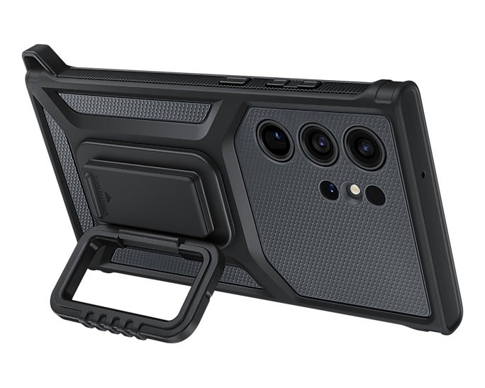 Samsung Galaxy S23 Ultra Rugged Gadget Mobile Phone Case Black EF-RS918CBEGWW (New / Open Box)