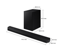 Samsung 3.1.2Ch Soundbar With Subwoofer Cinematic Dolby Atmos DTS:X HW-Q700B/XU (New)