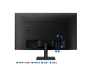 Samsung Smart Monitor 27'' Full HD With Speakers & Remote LS27BM500EUXXU Black (New)
