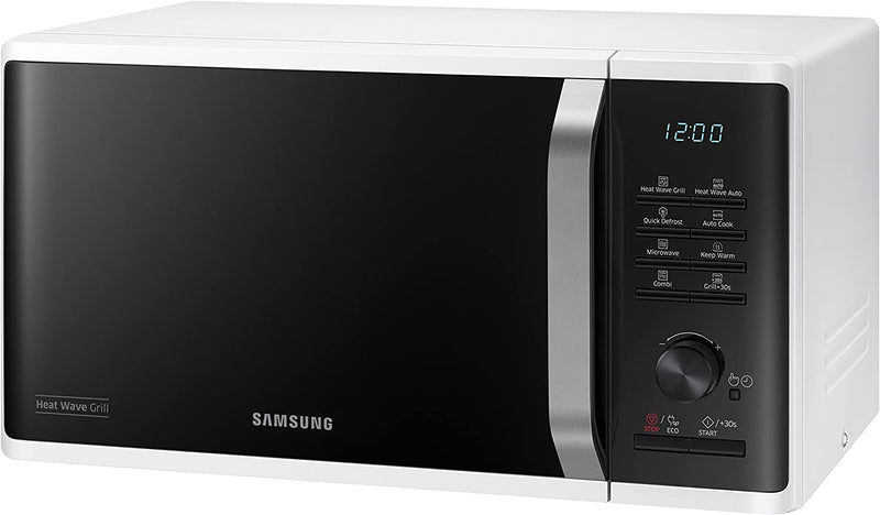 Samsung 23L Microwave Oven 800W With Heat Wave Grill MG23K3575AW/EU (New)