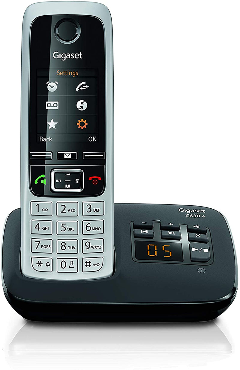 Gigaset C630A Single DECT Cordless Phone With Answering Machine (New)