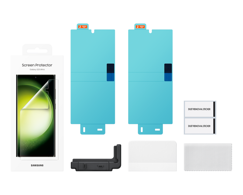 Samsung Galaxy S23 Ultra Screen Protector Transparent EF-US918CTEGWW 2 Pack (New / Open Box)