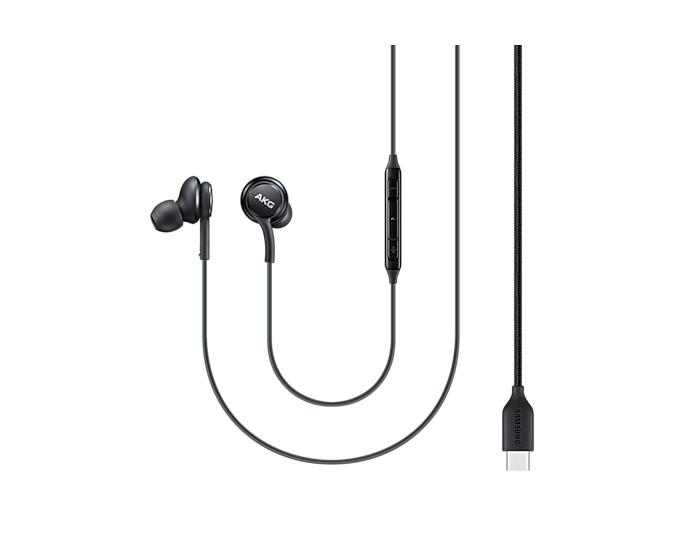 Samsung Type-C Wired Earphones Call Receiving Black EO-IC100BBEGEU (Renewed)