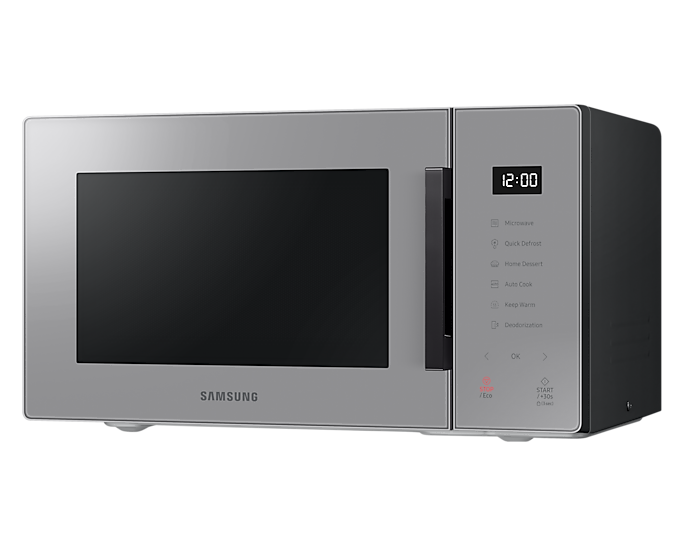 Samsung 23L Solo Microwave Oven 800W Glass Front Slate Gray MS23T5018AG/EU (New)