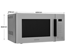 Samsung 23L Solo Microwave Oven 800W Glass Front Slate Gray MS23T5018AG/EU (New)