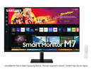 Samsung 32'' Smart Monitor 3840x2160 UHD USB-C Speakers & Remote LS32BM700UPXXU (Renewed)