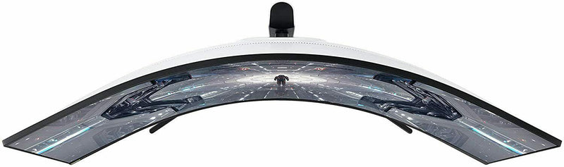 Samsung 49 Inch Odyssey G9 Curved QLED Dual-QHD 32:9 Gaming Monitor Black White (Renewed)