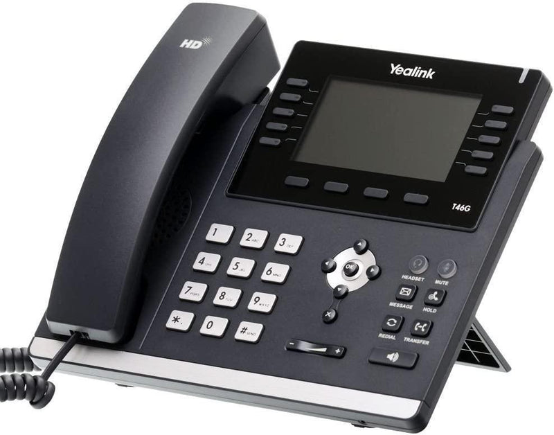 Yealink SIP-T46G PoE 10 Line IP Gigabit IP Conference Phone 4.3'' LCD Display (New)