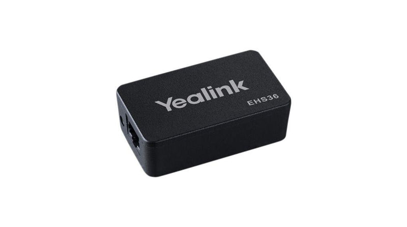 Yealink EHS36 Headset Adapter Electronic Hookswitch Black (New)