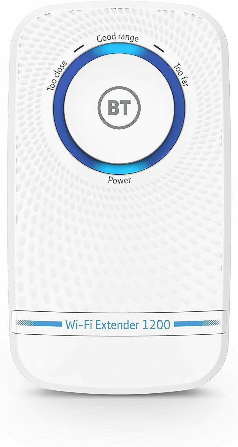 BT Wi-Fi Extender 1200 with 11ac 1200 Dual-Band Wi-Fi - 080462 (New)