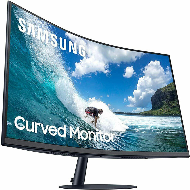 Samsung LC32T550FDUXEN Curved Monitor 32 Inch 1000R 75hz 4ms 1080p (Renewed)