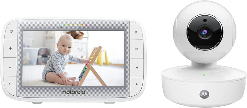 Motorola Digital Video Baby Monitor MBP50 5'' Screen Night Vision (Renewed)