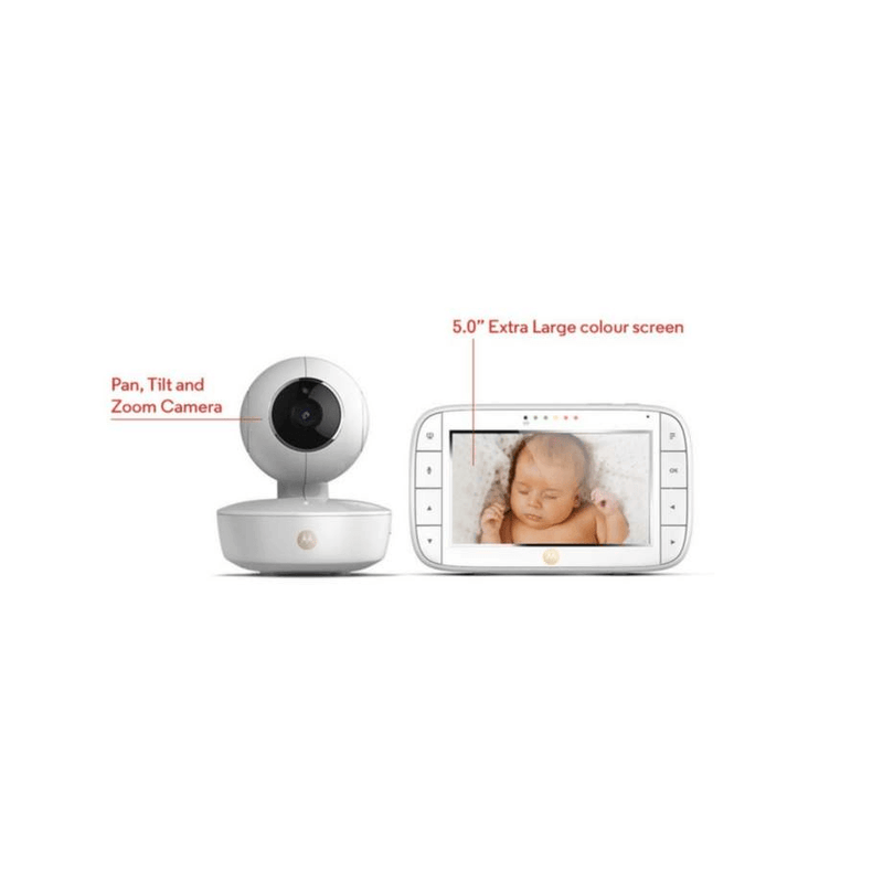 Motorola Digital Video Baby Monitor MBP50 5'' Screen Night Vision (Renewed)