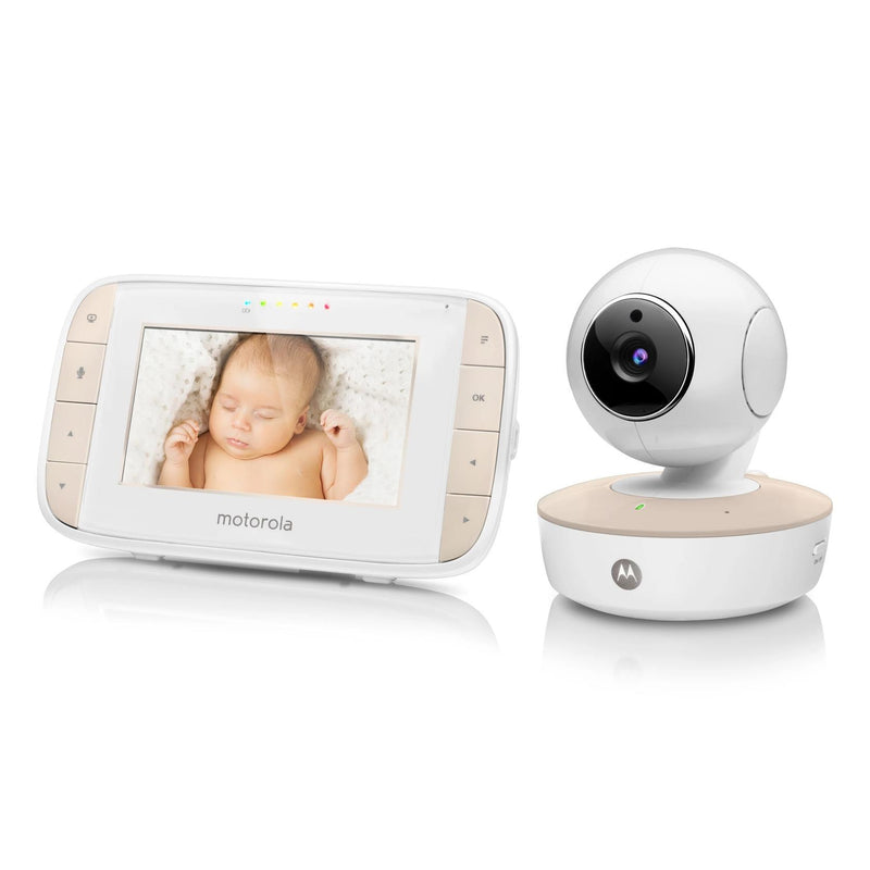 Motorola MBP44 Digital Audio & Video Baby Monitor 4.3'' Screen Zoom Night Vision (Renewed)