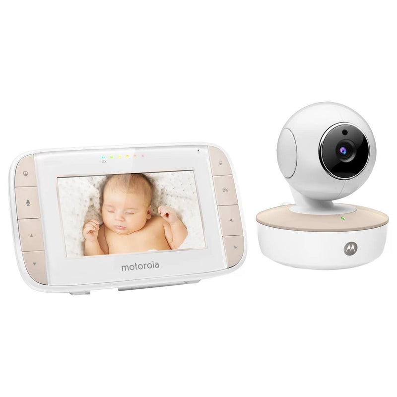Motorola MBP44 Digital Audio & Video Baby Monitor 4.3'' Screen Zoom Night Vision (Renewed)